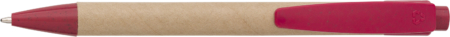 Cardboard and wheat straw ballpen