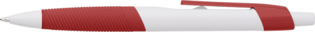 Plastic ballpen with rubber grip