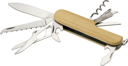 Bamboo pocket knife