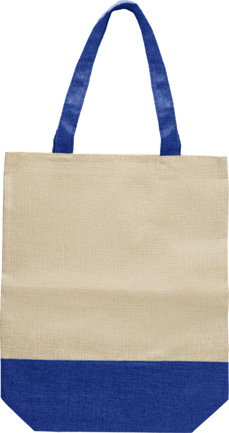 Imitation linen shopping bag