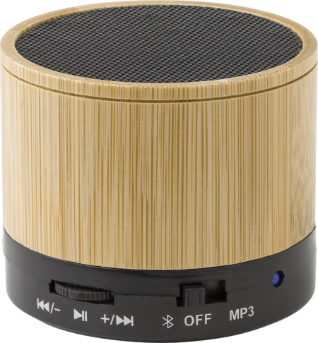 Bamboo wireless speaker