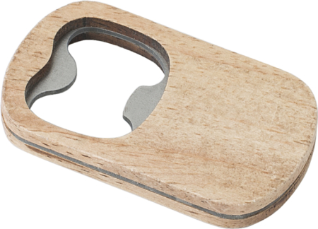 Beechwood bottle opener