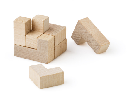Wooden cube puzzle