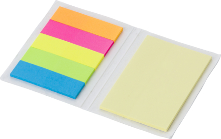 Seed paper cover with sticky notes