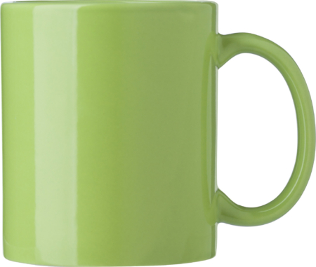 Coloured ceramic mug (300ml)