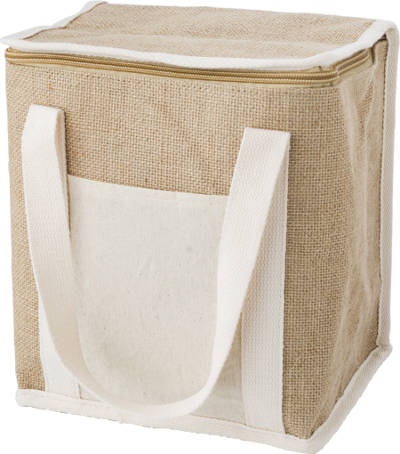 Jute cooler backpack
