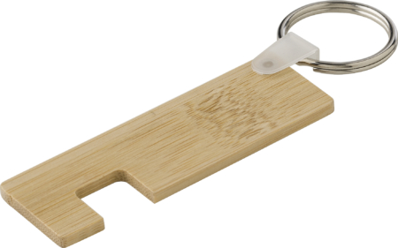 Bamboo key and phone holder
