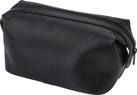 Leather toiletry bag