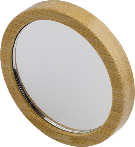 Bamboo pocket mirror