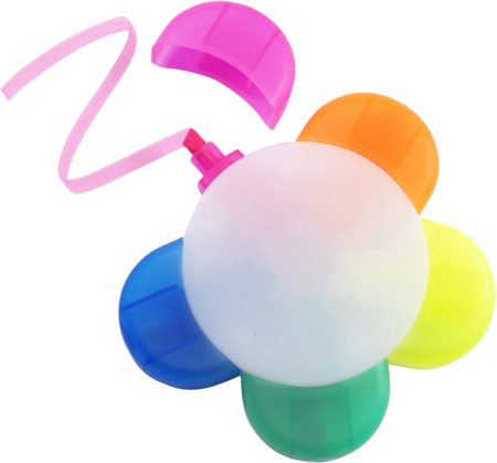 Flower shaped highlighter