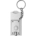 Key holder with coin (€0.50)