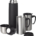 Steel thermos set