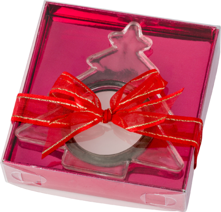 Christmas tree candle holder