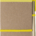 Cardboard notebook with ballpen