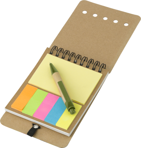Wire bound notebook