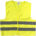 High visibility safety jacket polyester (75D)