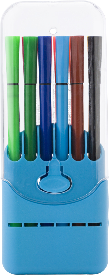 12 Water-based felt tip pens
