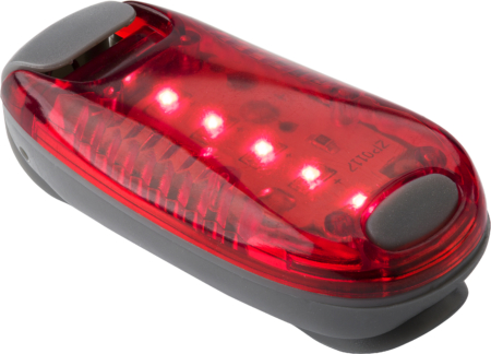 Safety light with clip
