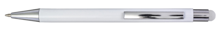 Aluminium and plastic ballpen