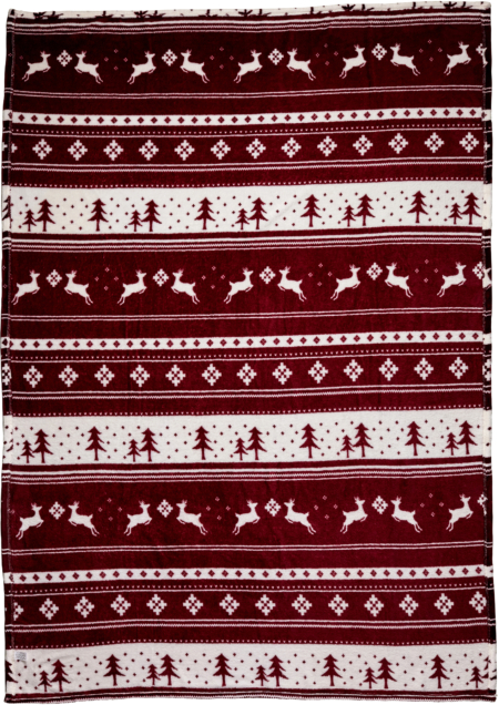Flannel fleece snowmen blanket (260 gr/m2)