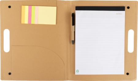 Cardboard writing folder
