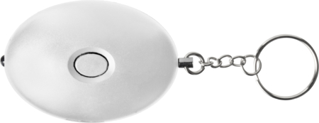 Keyring personal alarm with light