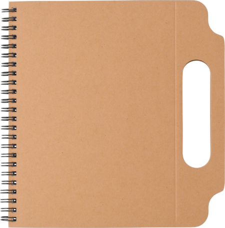 Cardboard notebook