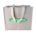 Canvas shopper with woven handles